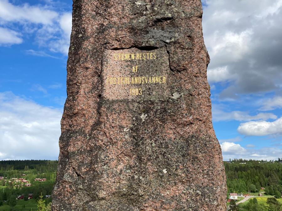 Memorial stone Gustav Vasa