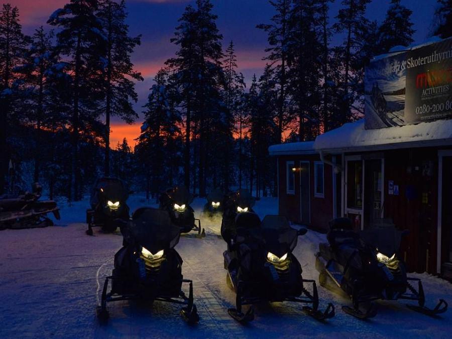 More Activities  - guided snowmobile tour