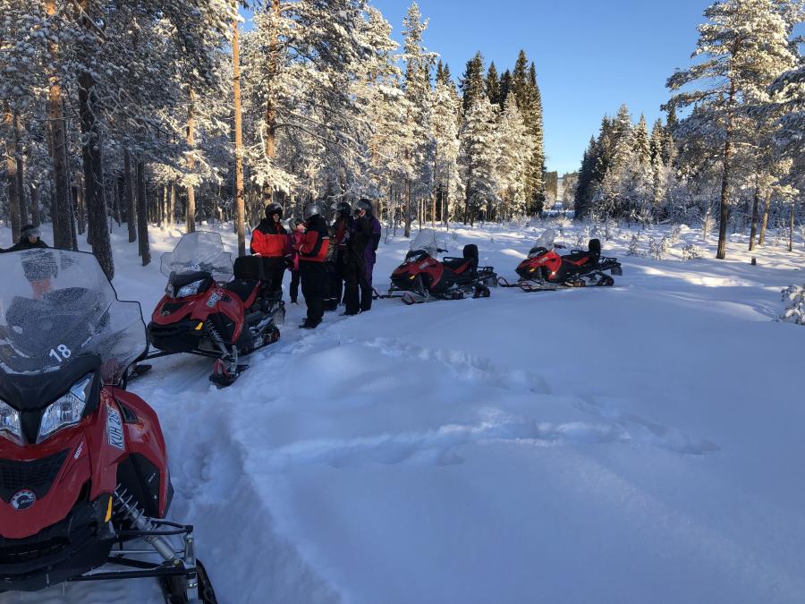 More Activities  - Guided tours with snowmobile