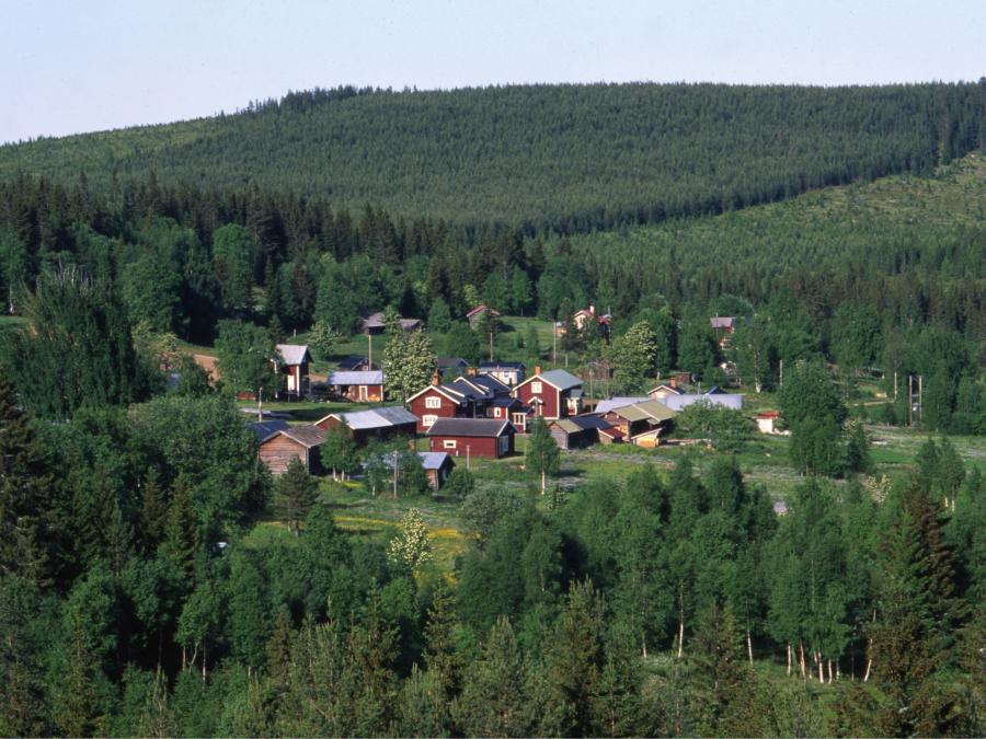 View over the village.
