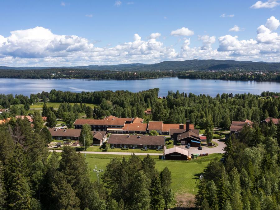 Aerial view of Västanvik Folkhögskola.