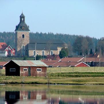 Fiske vid Dalälven i Säter.