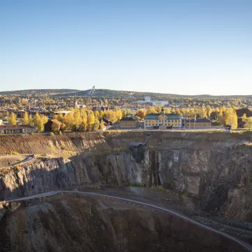View over falu gruva.