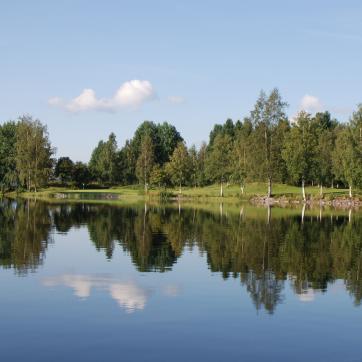 Golf course in Ludvika.