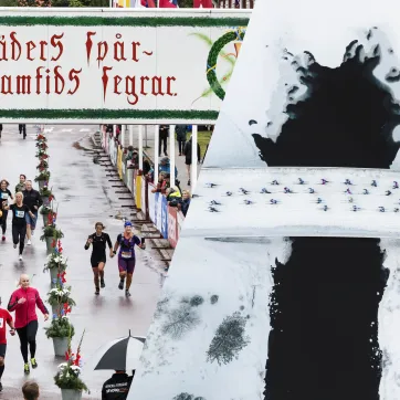 Vasaloppet sommar och vinter.