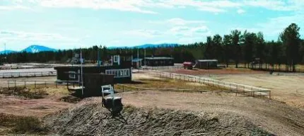 Banan vid Mora Motorklubb.