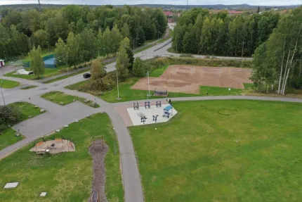 Översiktbild över Sportparken.
