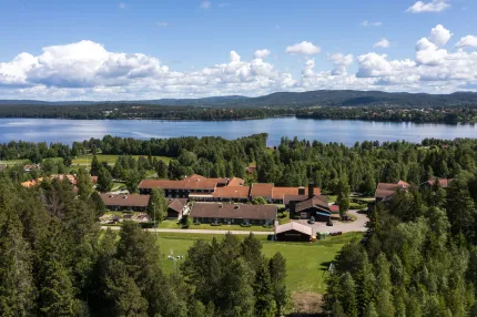 Aerial view of Västanvik Folkhögskola.