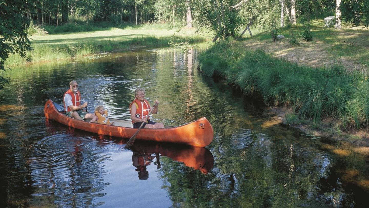 Suggested routes canoeing: Lake Van - Vansbro, 21km