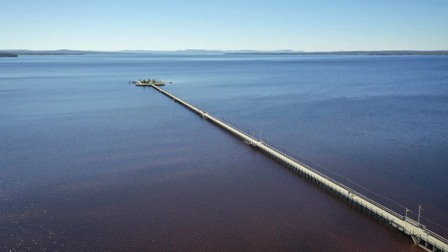 Långbryggan in Rättvik.