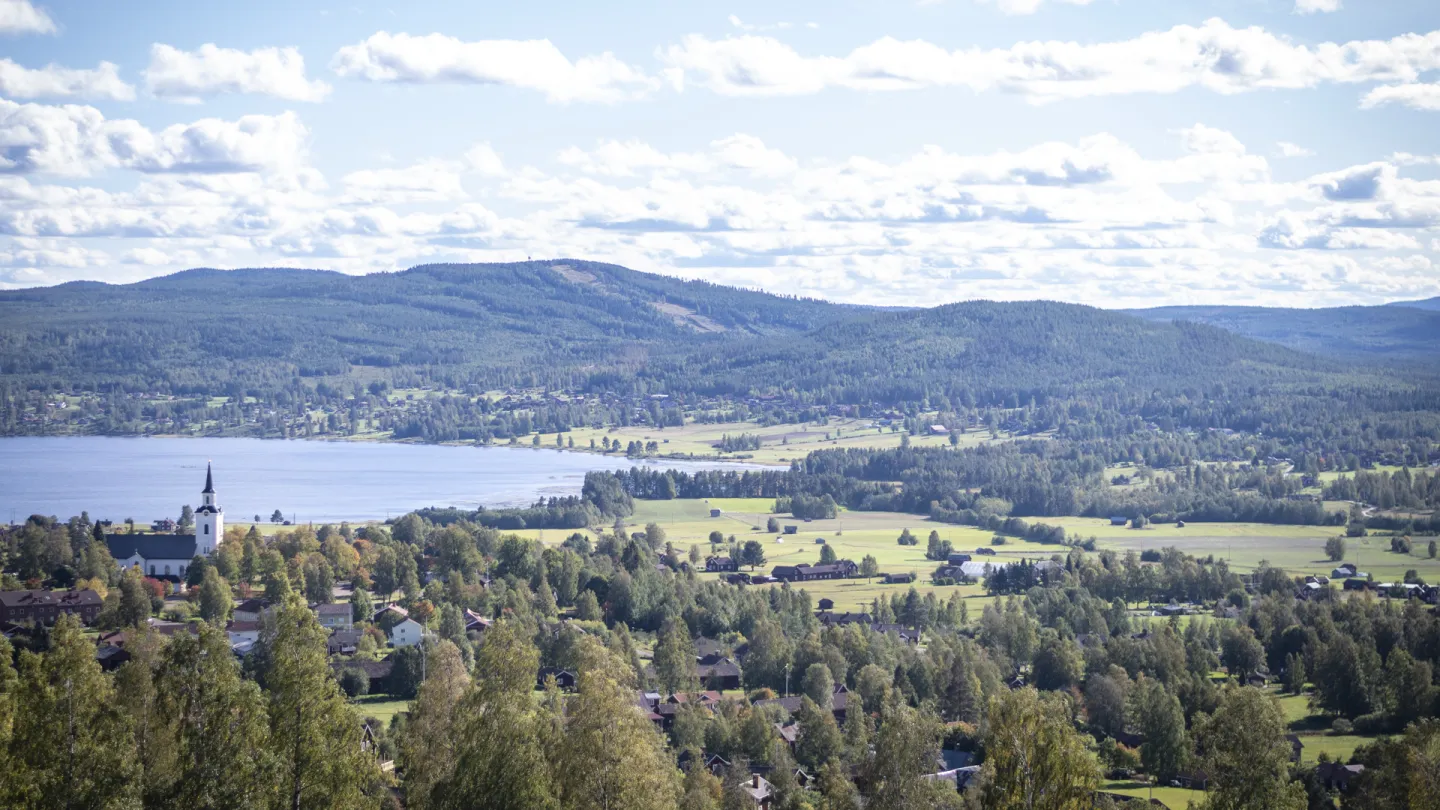 Vy över Siljansnäs.